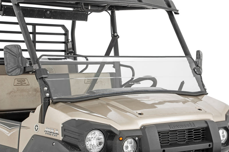 Half Windshield | Scratch Resistant | Kawasaki Mule