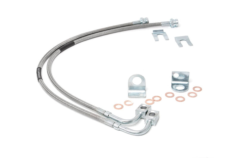 Brake Lines | Stainless | Rear | 4-6 Inch Lift | Jeep Wrangler JK (07-18)