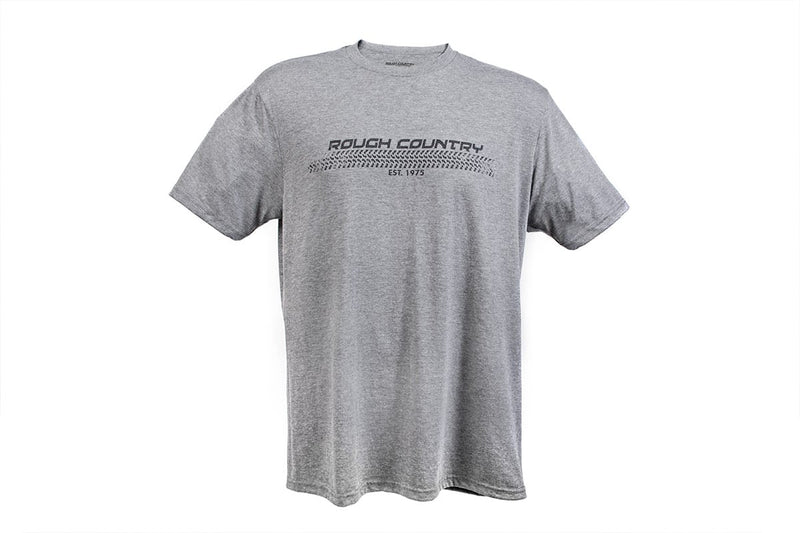 Rough Country T-Shirt | Horizontal Tread | Grey | XL