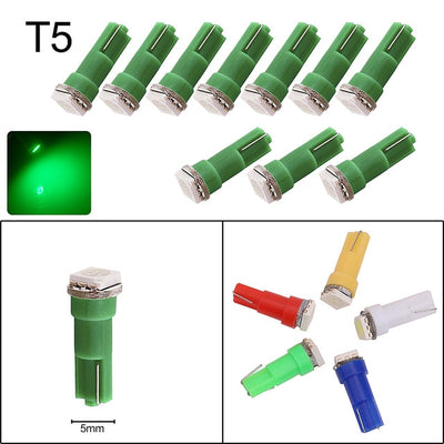 10x T3 T4.2 T4.7 T5 B8.3 B8.4 B8.5 LED Cluster light Bulbs 1210 5050 SMD