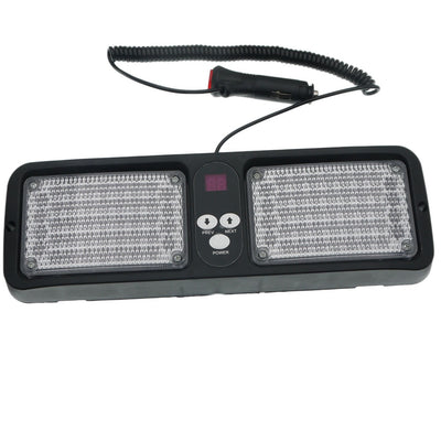 Car Truck 86 LED Windshield Emergency Hazard Warning Flashing lamp Police Strobe Lights Sun visor panel DC 12V 12 Modes