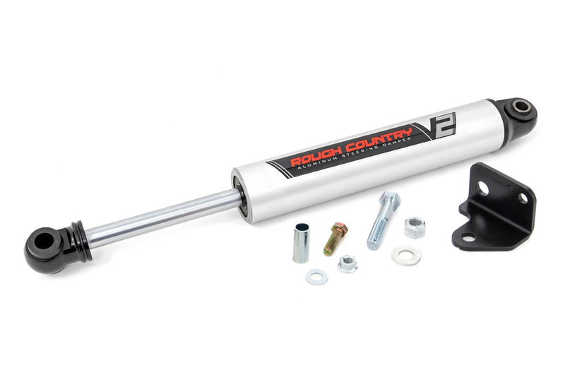 V2 Steering Stabilizer | Relocation Bracket | Jeep Wrangler JK/Wrangler Unlimited (07-18)