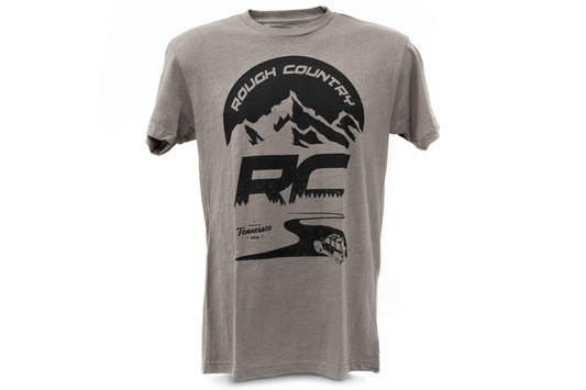 Rough Country T-Shirt | RC Mountains | Warm Gray | LG