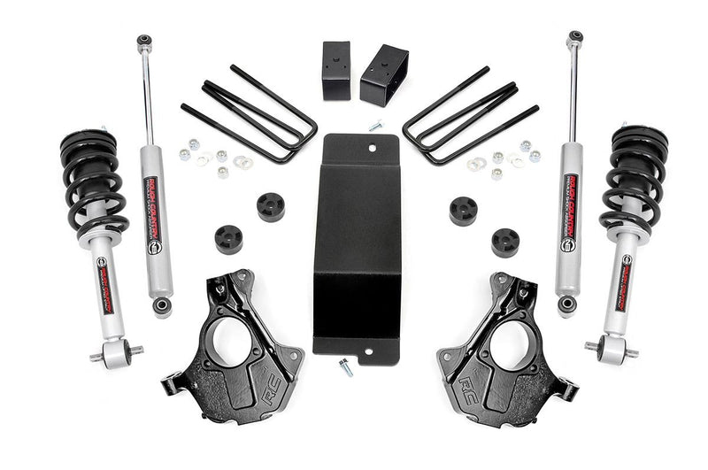 3.5 Inch Lift Kit | Alu/Stamp Steel LCA | N3 Strut | Chevy/GMC 1500 (14-18)