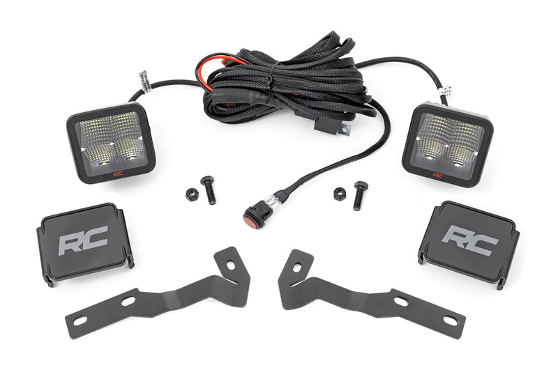 LED Light Kit | Ditch Mount | 2" Spectrum Pair | Spot | Toyota Tacoma (16-23)